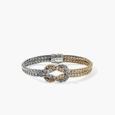 John Hardy Love Knot Two-Tone Double Row Bracelet - John Hardy product