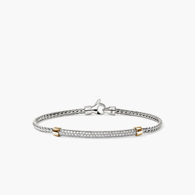 John Hardy Essential Diamond Pavé Two-Tone Bracelet - John Hardy product