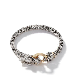 John Hardy Naga Dragon Gold & Silver Bracelet