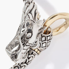 John Hardy Naga Dragon Gold & Silver Bracelet