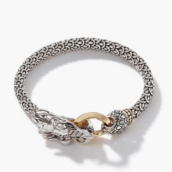 John Hardy Naga Dragon Gold & Silver Bracelet