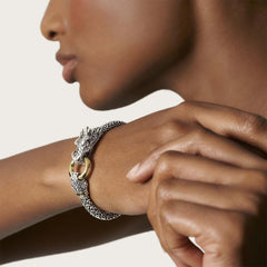 John Hardy Naga Dragon Gold & Silver Bracelet
