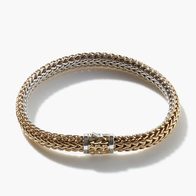 John Hardy Classic Chain Gold & Silver 6.5mm Reversible Icon Bracelet - John Hardy product