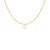 EF Collection Diamond Initial Charm in Yellow gold