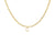 EF Collection Diamond Initial Charm in Yellow gold