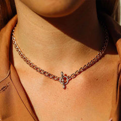 Carbon & Hyde Tag Link Necklace