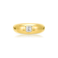 Carbon & Hyde Asscher Dome Ring