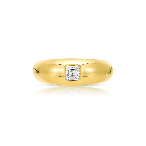 Carbon & Hyde Asscher Dome Ring
