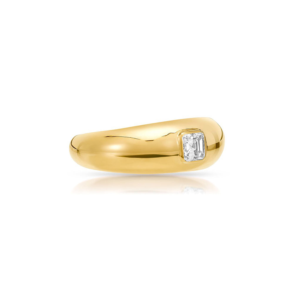 Carbon & Hyde Asscher Dome Ring