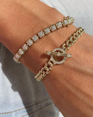 Carbon & Hyde Gold Tag Link Bracelet