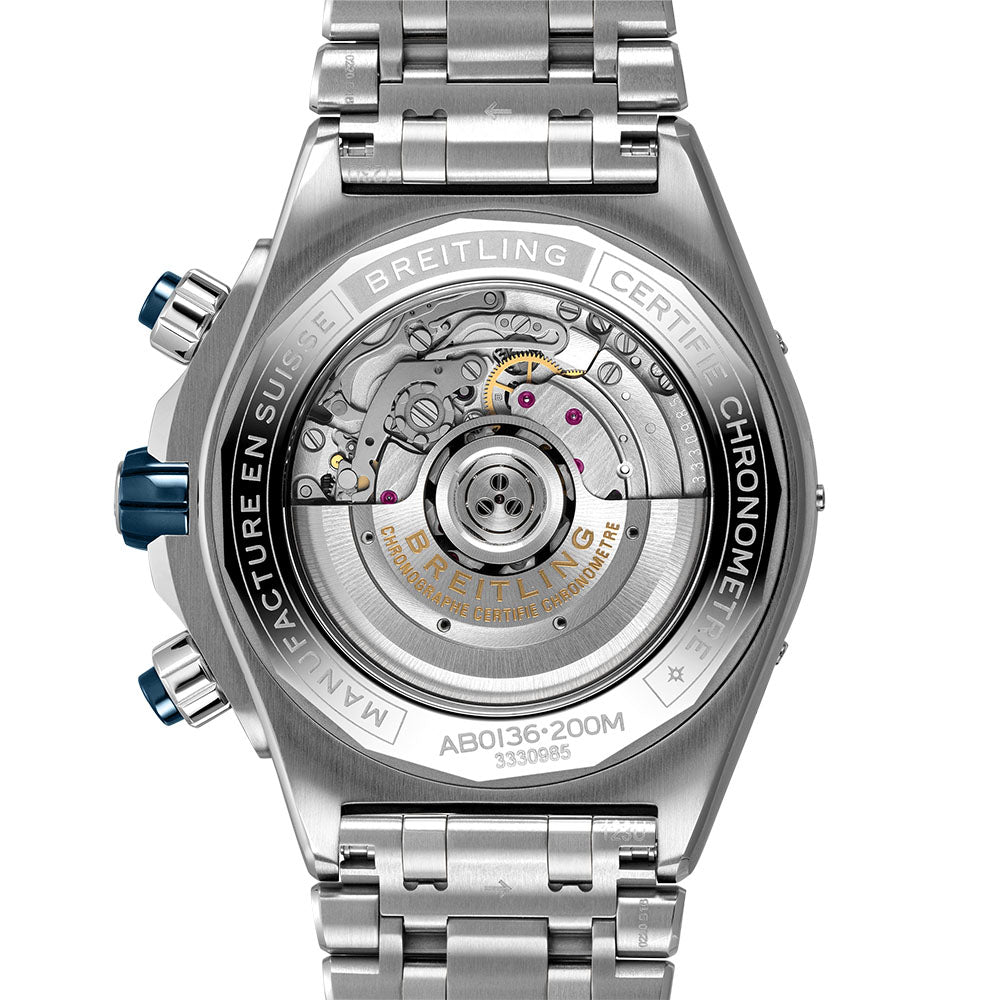 Breitling Blue Super Chronomat B01 on Bracelet - 44MM