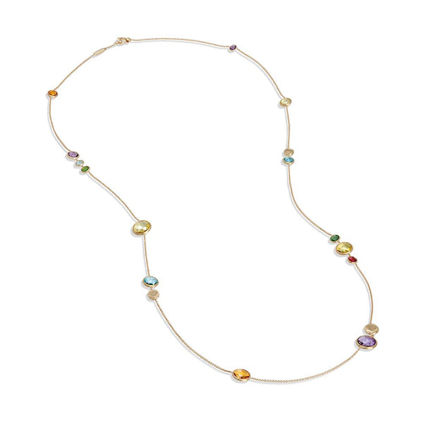 Marco Bicego Jaipur 18kt Yellow Gold Necklace with Mixed Stones