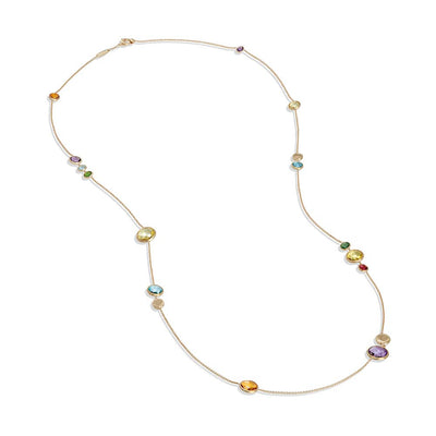 Marco Bicego Jaipur 18kt Yellow Gold Necklace with Mixed Stones - Marco Bicego product