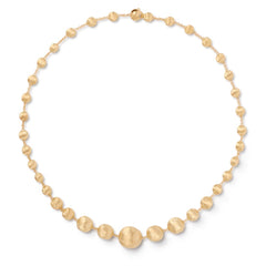 Marco Bicego Africa Yellow Gold Small Round Station Necklace