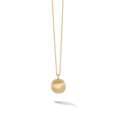 Marco Bicego Africa Yellow Gold Ball Pendant Necklace