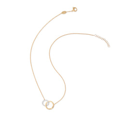 Marco Bicego Jaipur Link 18kt Yellow Gold & Diamond Circles Necklace