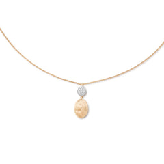 Marco Bicego Siviglia 18kt Yellow Gold Diamond 16.5" Necklace