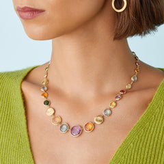 Marco Bicego Jaipur Graduated Gemstone Necklace