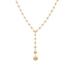 Marco Bicego Africa Constellation Yellow Gold & Diamond Lariat Necklace