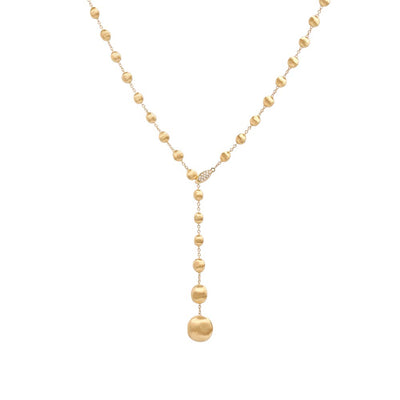 Marco Bicego Africa Constellation Yellow Gold & Diamond Lariat Necklace - Marco Bicego product
