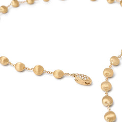 Marco Bicego Africa Constellation Yellow Gold & Diamond Lariat Necklace