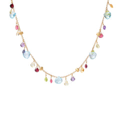 Marco Bicego Paradise Blue Topaz Mix Gemstone Necklace