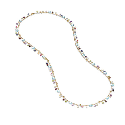 Marco Bicego Paradise Blue Topaz Mix Gemstone Long Necklace - Marco Bicego product