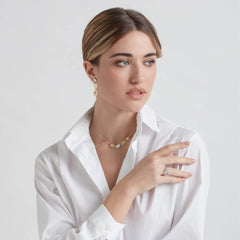 Marco Bicego Lunaria Gold & Diamond Petite Necklace