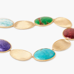Marco Bicego Lunaria Mixed Gemstone Collar Necklace