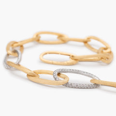 Marco Bicego Alta Diamond and Gold Link Necklace
