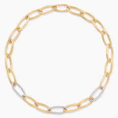 Marco Bicego Alta Diamond and Gold Link Necklace