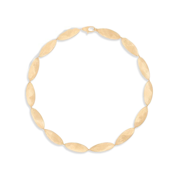 Marco Bicego Lunaria Twist Gold Leaf Necklace