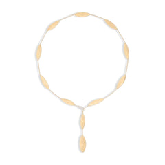 Marco Bicego Lunaria Twist Gold Leaf Y Necklace