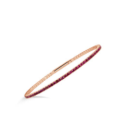 Ruby Flexible Bangle Bracelet