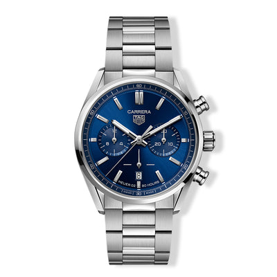 TAG Heuer Carrera Chronograph Blue Dial Watch - 42mm - Tag Heuer product