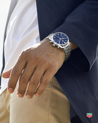 TAG Heuer Carrera Chronograph Blue Dial Watch - 42mm