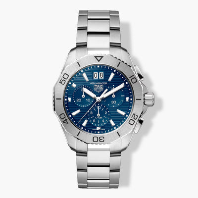 TAG Heuer Aquaracer Professional 200 Stainless Steel Chronograph Blue Dial Watch - 40mm - Tag Heuer product