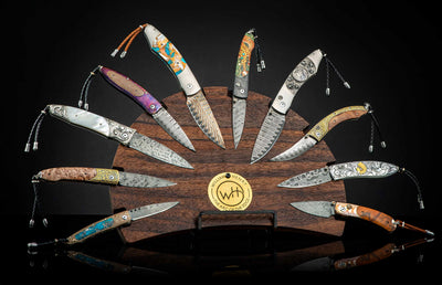 William Henry Walnut Collector Knife Rack - William Henry product