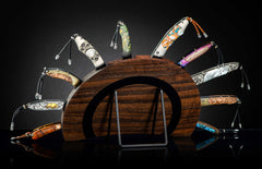 William Henry Walnut Collector Knife Rack