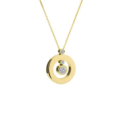 Roberto Coin Cento Diamond Small Shiny O Pendant