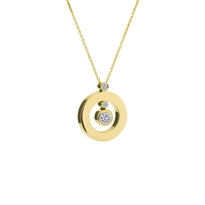Roberto Coin Cento Diamond Small Shiny O Pendant - Roberto Coin product
