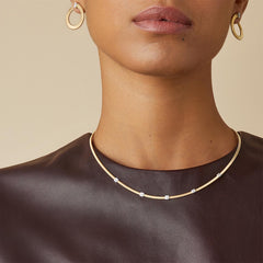 Marco Bicego Masai 5 Pavè Collar Necklace