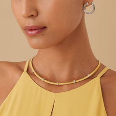 Marco Bicego Masai Gold and Diamond 5 Station Necklace