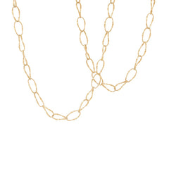 Marco Bicego Marrakech Onde Long Gold Link Necklace