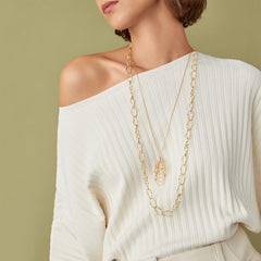 Marco Bicego Marrakech Onde Long Gold Link Necklace