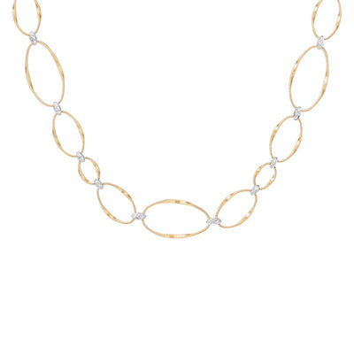 Marco Bicego Marrakech Onde Flat Link Diamond Collar Necklace - Marco Bicego product