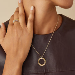 Marco Bicego Masai 18K Yellow Gold Circle Pendant