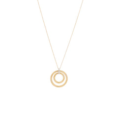 Marco Bicego Masai 18K Yellow Gold Double Circle Pendant