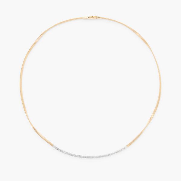 Marco Bicego Marrakech Twisted Strand Diamond Necklace
