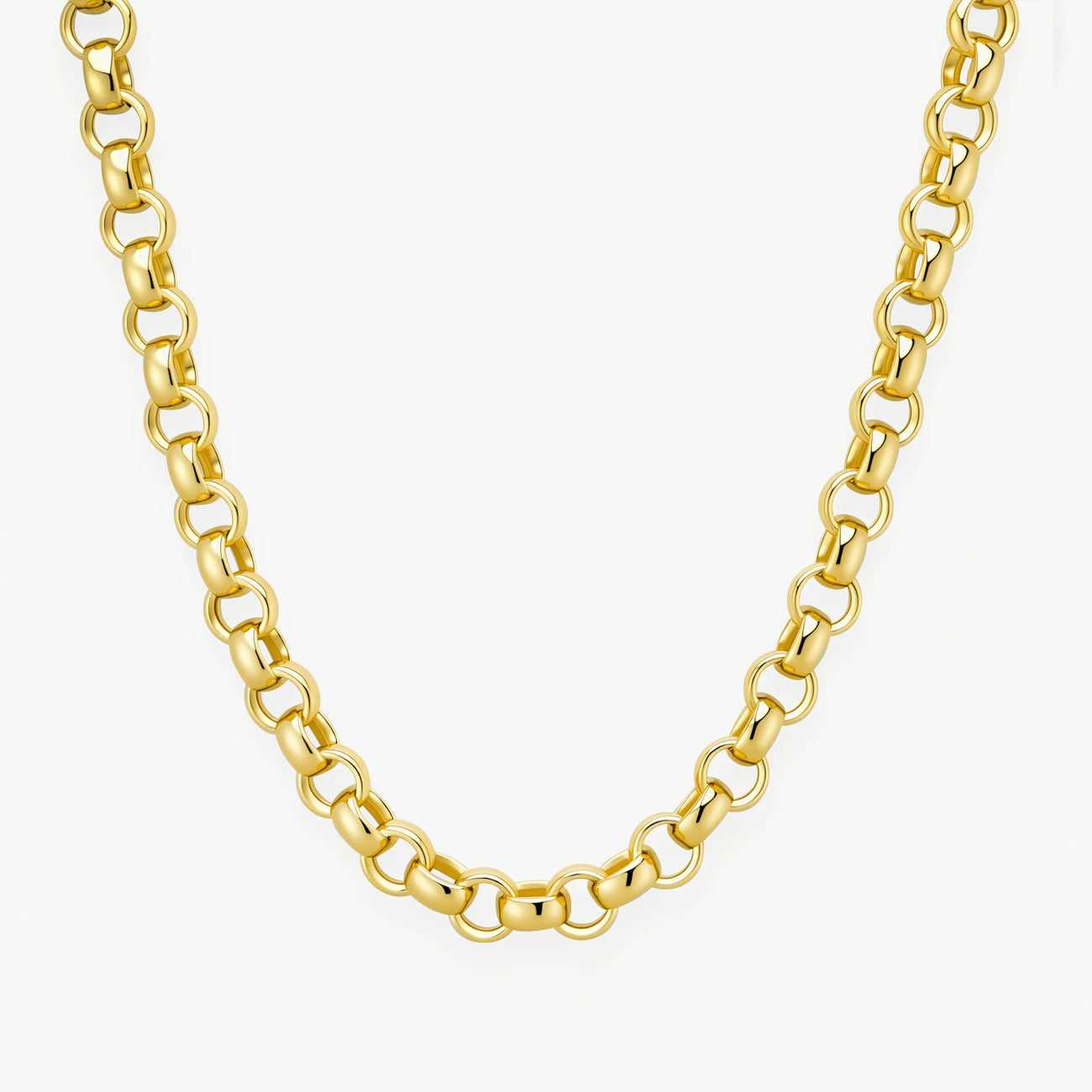 Helena Rose Grandsize Flat Rolo Chain